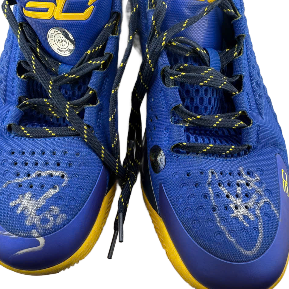 Under Armour Steph Curry Golden State Warriors NBA Shoes Size 13 Blue