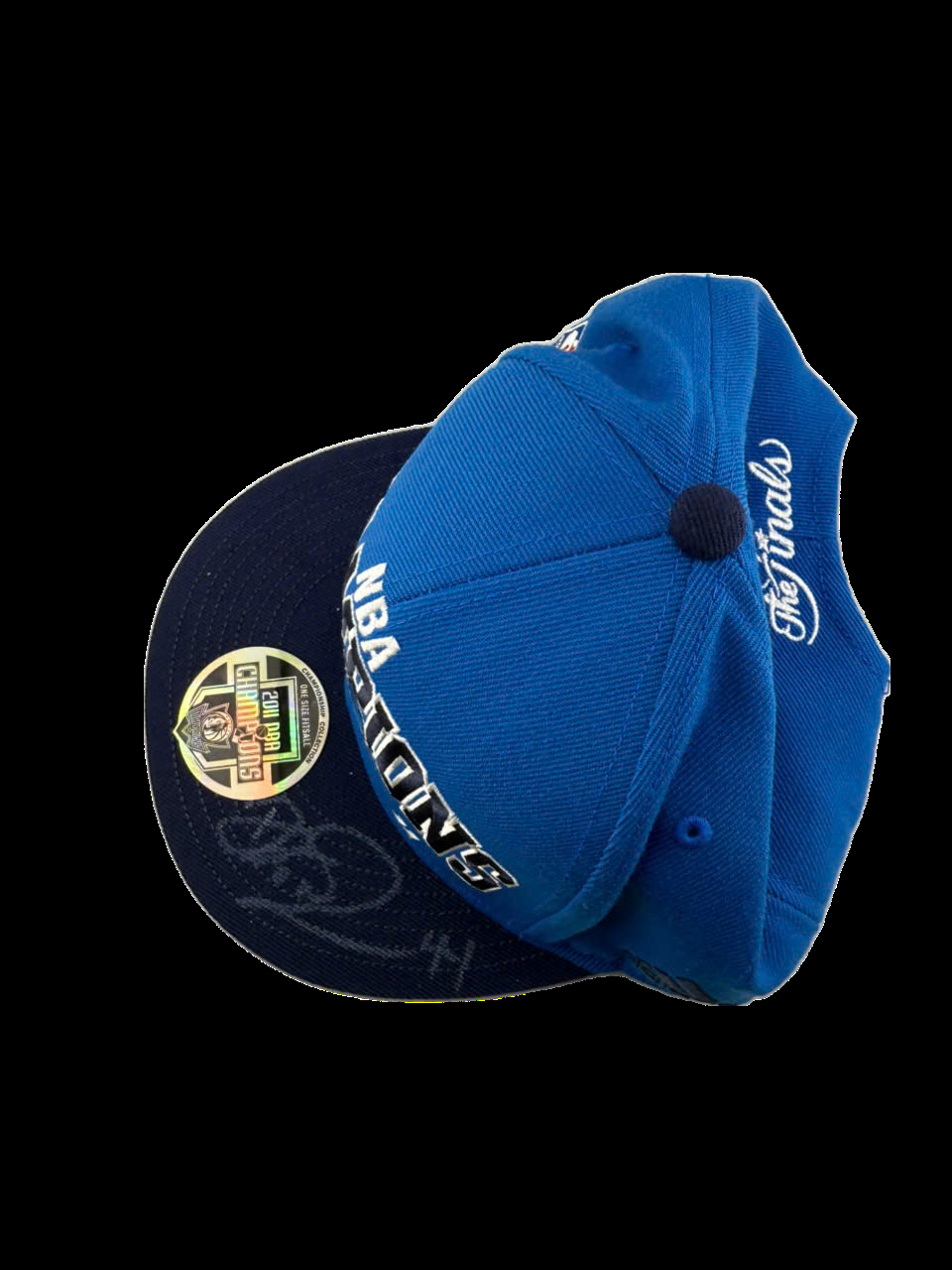 Dirk Nowitzki signed Hat 2011 NBA Champions