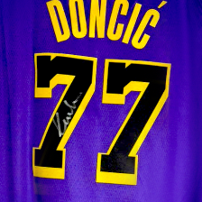 Luka Doncic Signed OFFICIAL NIKE Lakers Jersey