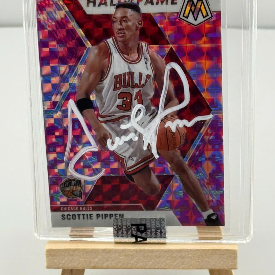 Chicago Bulls Scottie Signed 2019 Panini Card